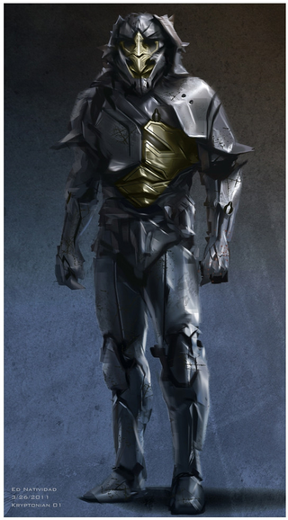 Illustration for article titled Man of Steel concept art puts Zod in more alien armor
